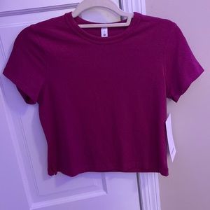 lululemon classic-fit cotton-blend tee BRAND NEW size 2